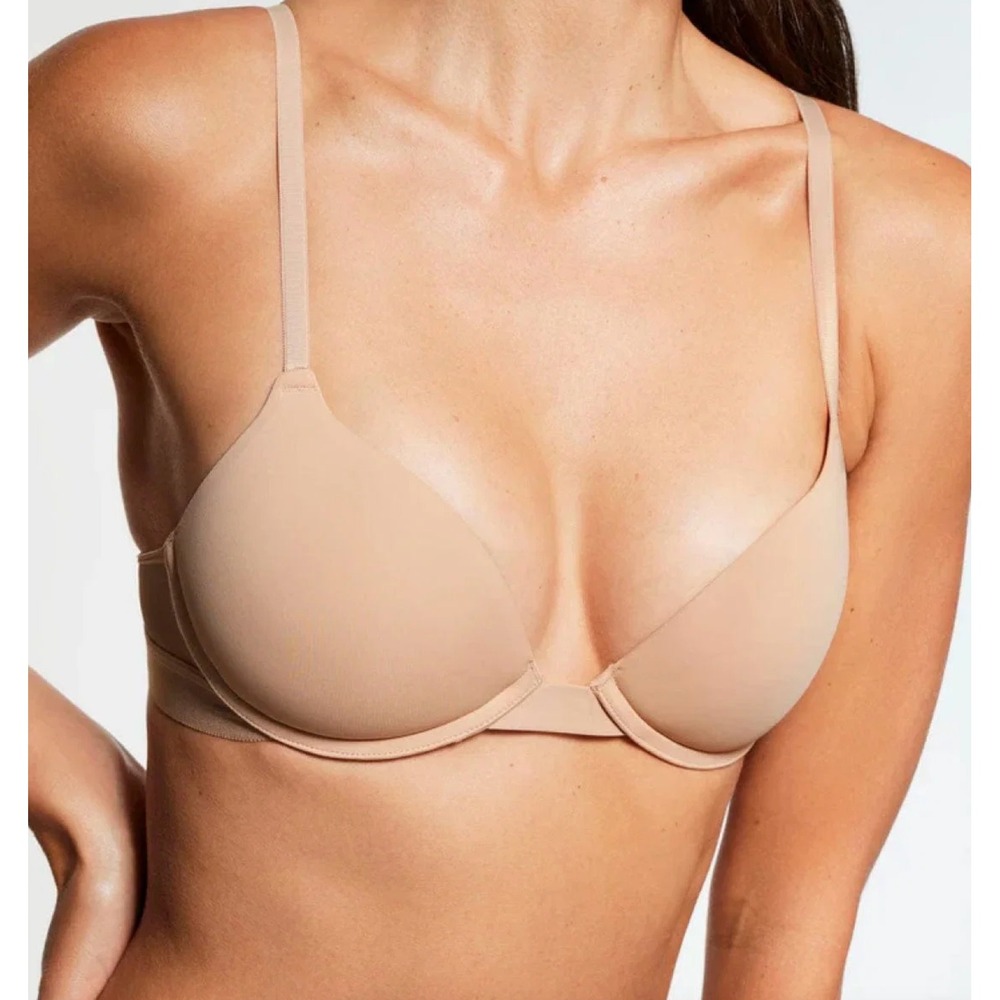 Pepper Lift Up Bra in Smooth Buff Underwire Padded Support Size 34A